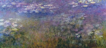  Agapanthus Art - Agapanthus right panel Claude Monet